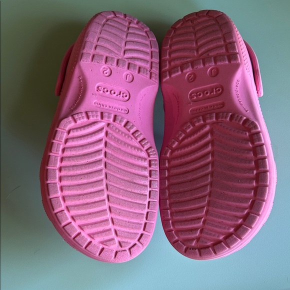 CROCS Kids Pink Sandals size J2 - Picture 3 of 3